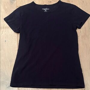 J. Crew Classic Black Short Sleeve Tee